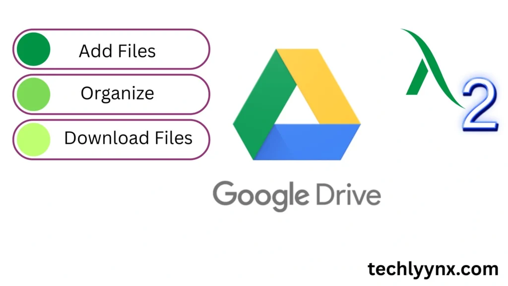 how to add files in google drive, organize and download