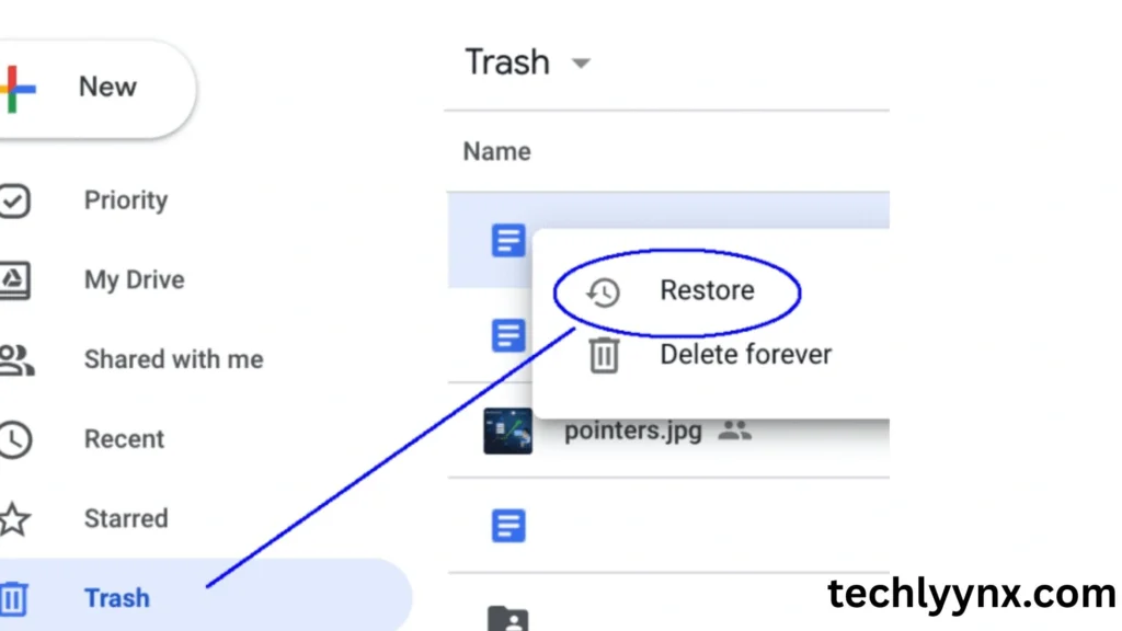  google drive file recovery