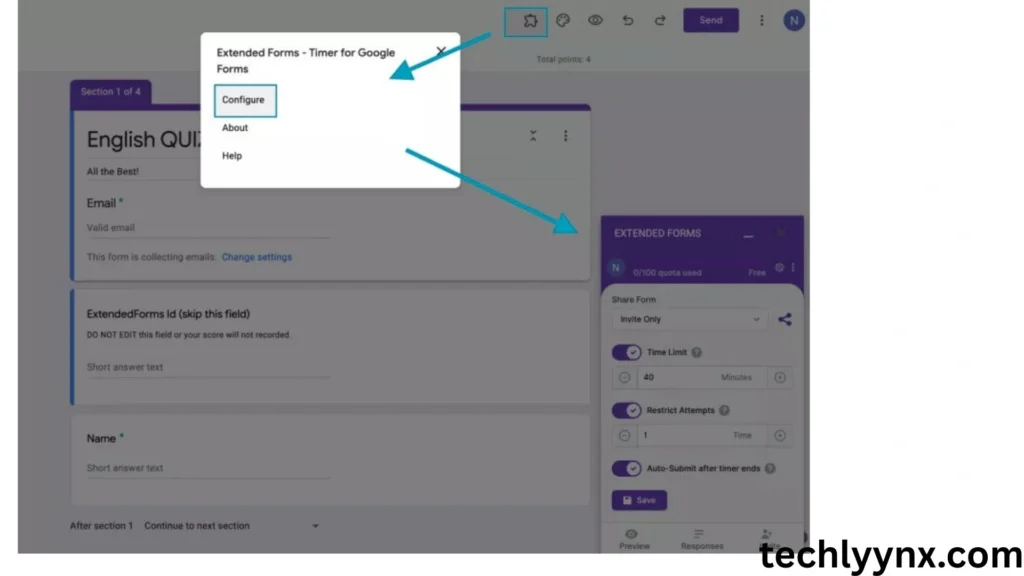 linking google forms with google sheets