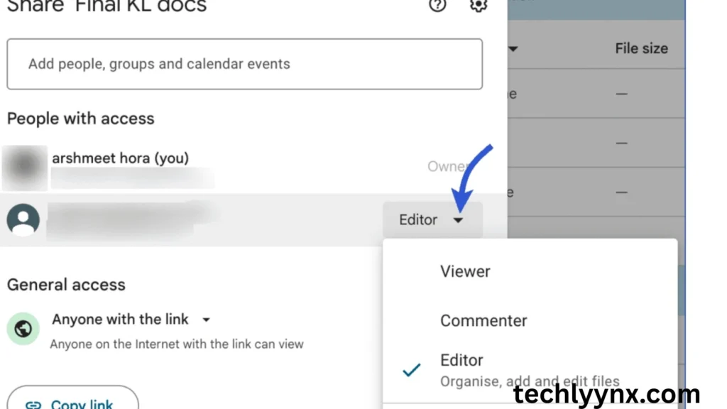 managing file sharing
