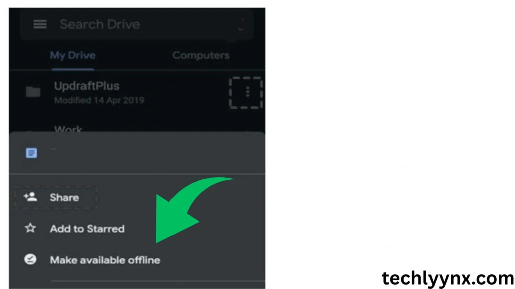 offline access use google drive without internet