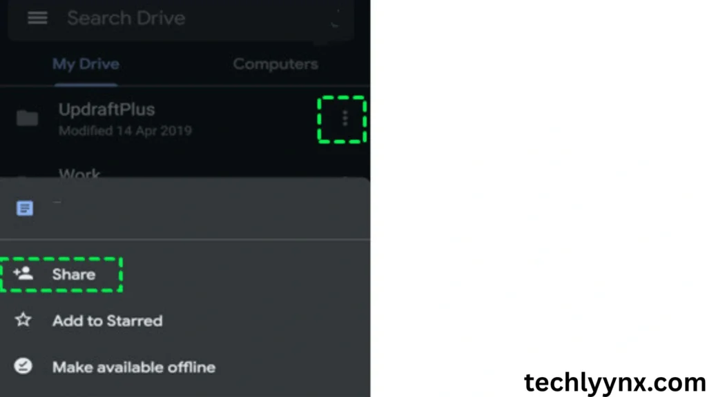 sharing and collaboration with google drive on mobile