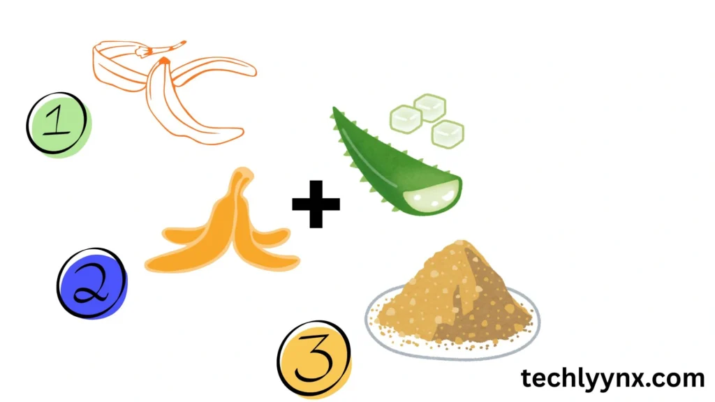Banana Peel For Face Step by Step Procedure